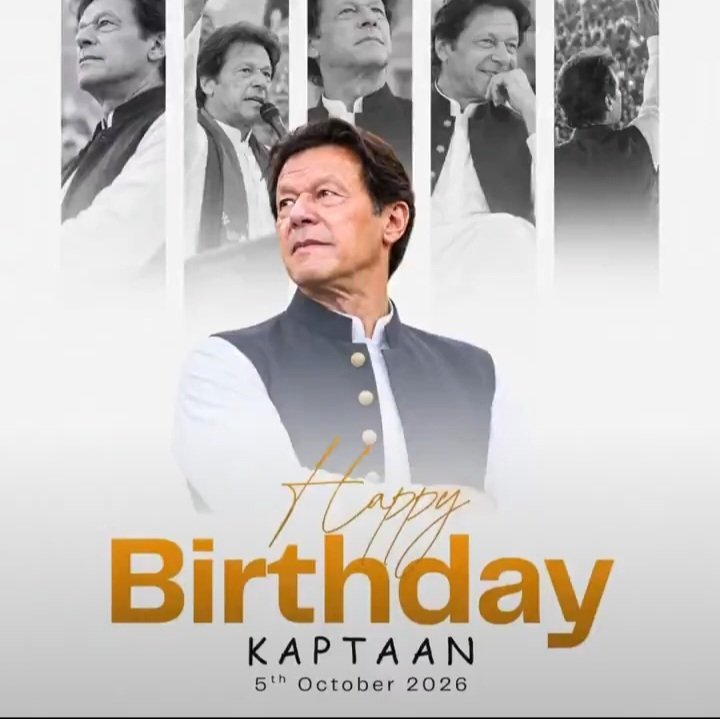 nazmusa9's tweet photo. Happy Birthday, Imran Khan!

May Allah protect you, grant you freedom, and make you victorious. Ameen. 

#HappyBirthdayImranKhan 
#اکتوبر5_یوم_عمران_خان https://t.co/nNIAzmqjyH
