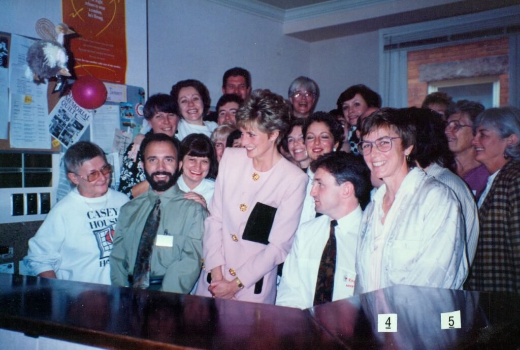ShakeLS's tweet photo. Charles Spencer was given private pictures of Princess Diana, from the Casey House, as a gift while promoting his book Swang Song in Canada. She visited the Casey House one of the first hospices for Aids patients in Canada and met patients and staff there. Charles Spencer started crying when the reporter told him, that people from Casey House mention Princess Diana all the time, everyday. These isn't a day that isnt passed that she isn't mentioned, that they don't talk about her. Charles Spencer started crying couldn't utter a word he needed water. That's your sister Charles Spencer. She will never be forgotten by the people she helped. A huge legacy she left behind.