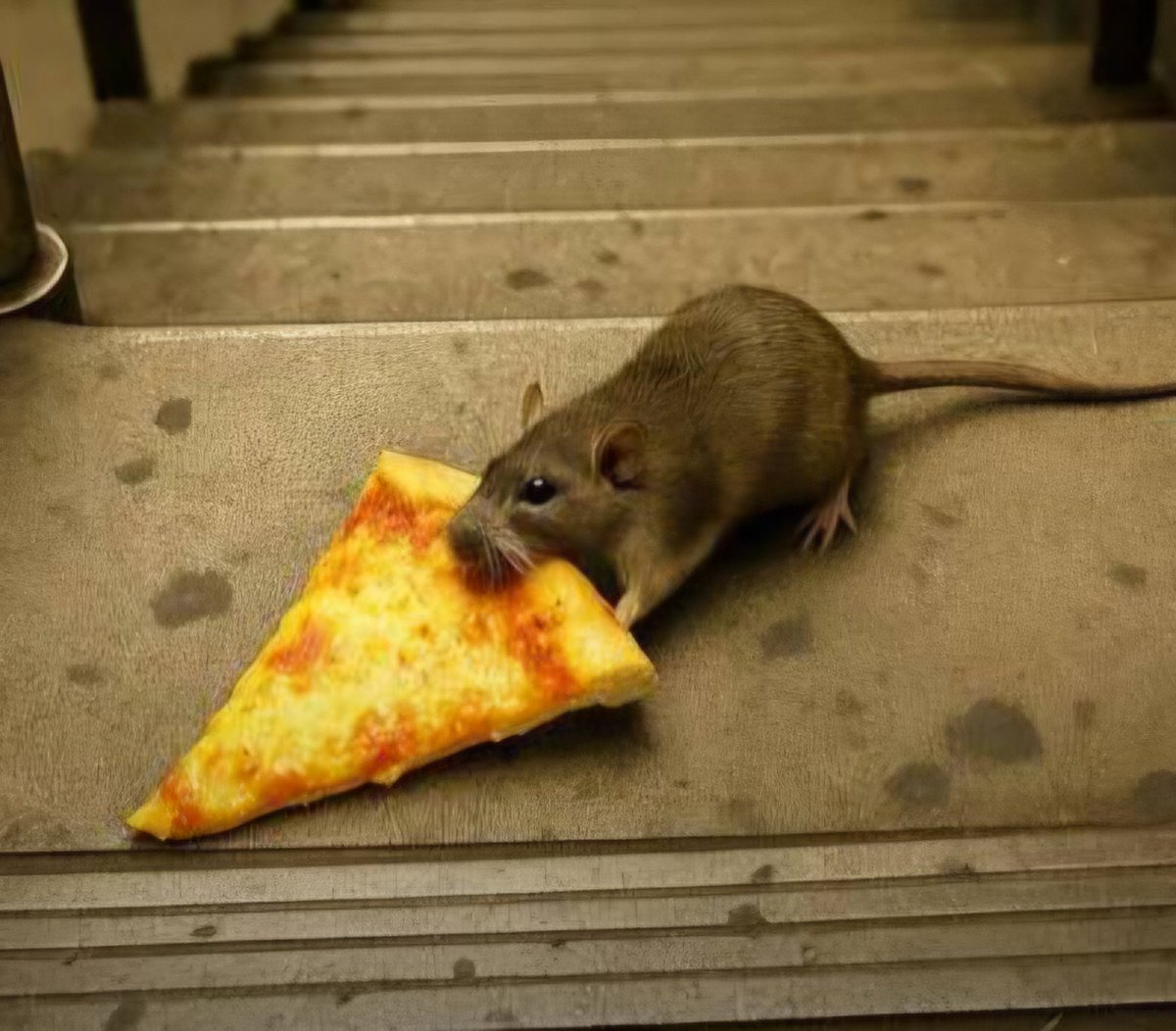 RabiesRonnie's tweet photo. I do hope that when we get Long Island  that the humans who make pizza get to stay... https://t.co/qafZOIVDau
