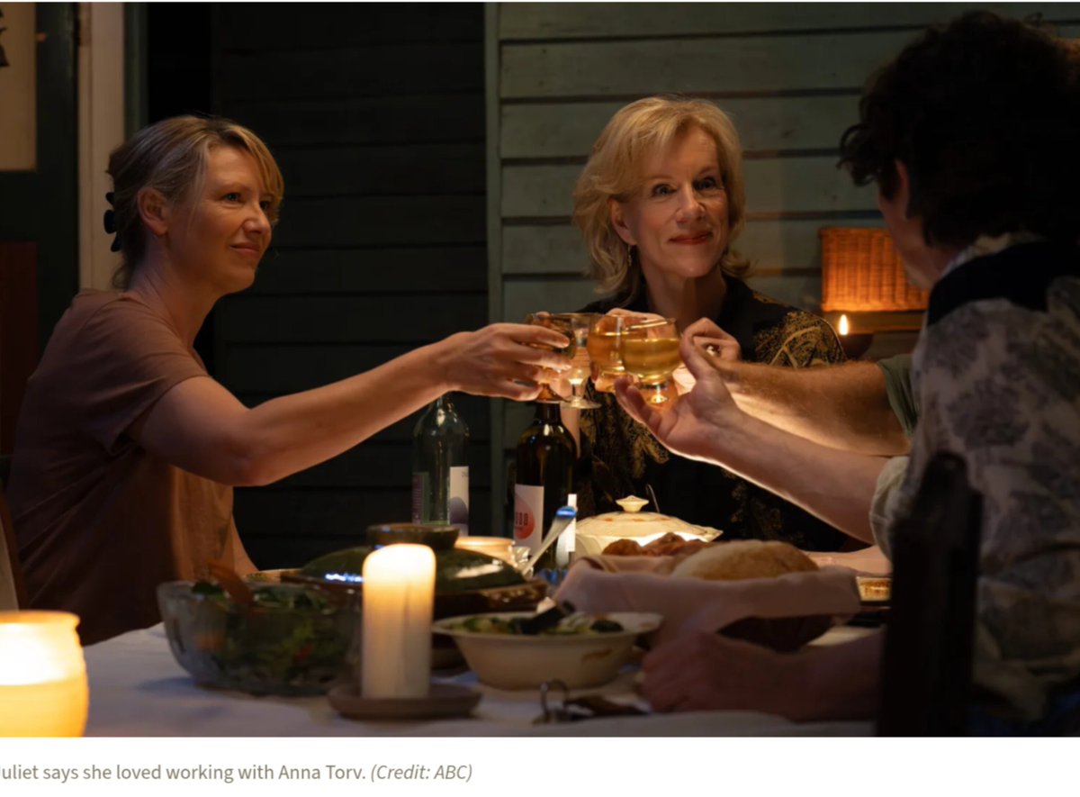 Maria_PORTUGAL2's tweet photo. New interview Juliet Stevenson" Starring as Olivia in ABC’s new local drama Dustfall, the 69-year-old tells New Idea that working on the Australian production was a “joy”.
Juliet says she loved working with Anna Torv 🥰 https://t.co/4MO7vOIGSI https://t.co/K6deNFSQRq