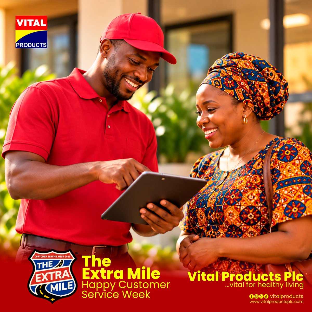 VProductsplc's tweet photo. Behind every great experience is someone who chose to go the extra mile. This Customer Service Week, we celebrate those who listen longer, solve problems, and
treat every customer with genuine care. To everyone who goes beyond the bare minimum: Thank you.

#VitalProducts #CSW https://t.co/KuYtUOeftZ