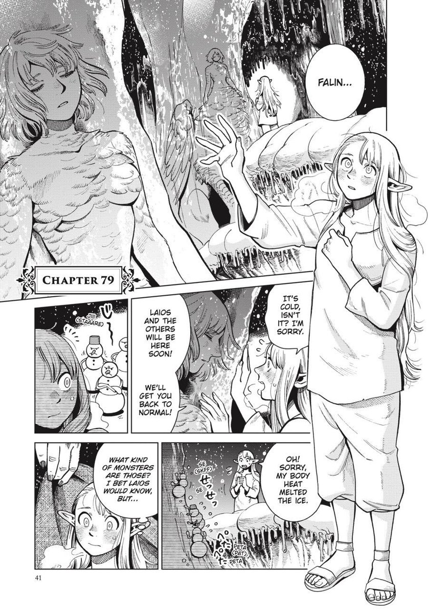 sdjsnumber1fan's tweet photo. ” I will see your body bare
   and still I will live here ♡ “ /lyr
   #deliciousindungeon  #farcille https://t.co/eyy507ob81