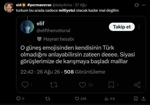N4NAMILUVBOT's tweet photo. gunesten belli oluyodu ama neyse 😆 siz hala boykotn nasil yapildigini ne ise yaradigini anlayamadiniz boyle devam https://t.co/hBrd8V5K2G