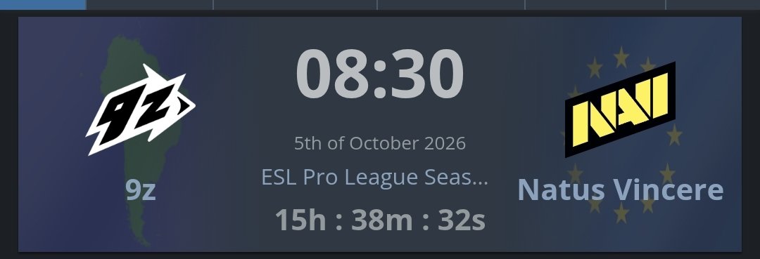 Xond3Rs's tweet photo. Primera vez en la historia que tendremos un 9z vs NaVi

Toca vestirse elegante https://t.co/C5u8OEJB2p