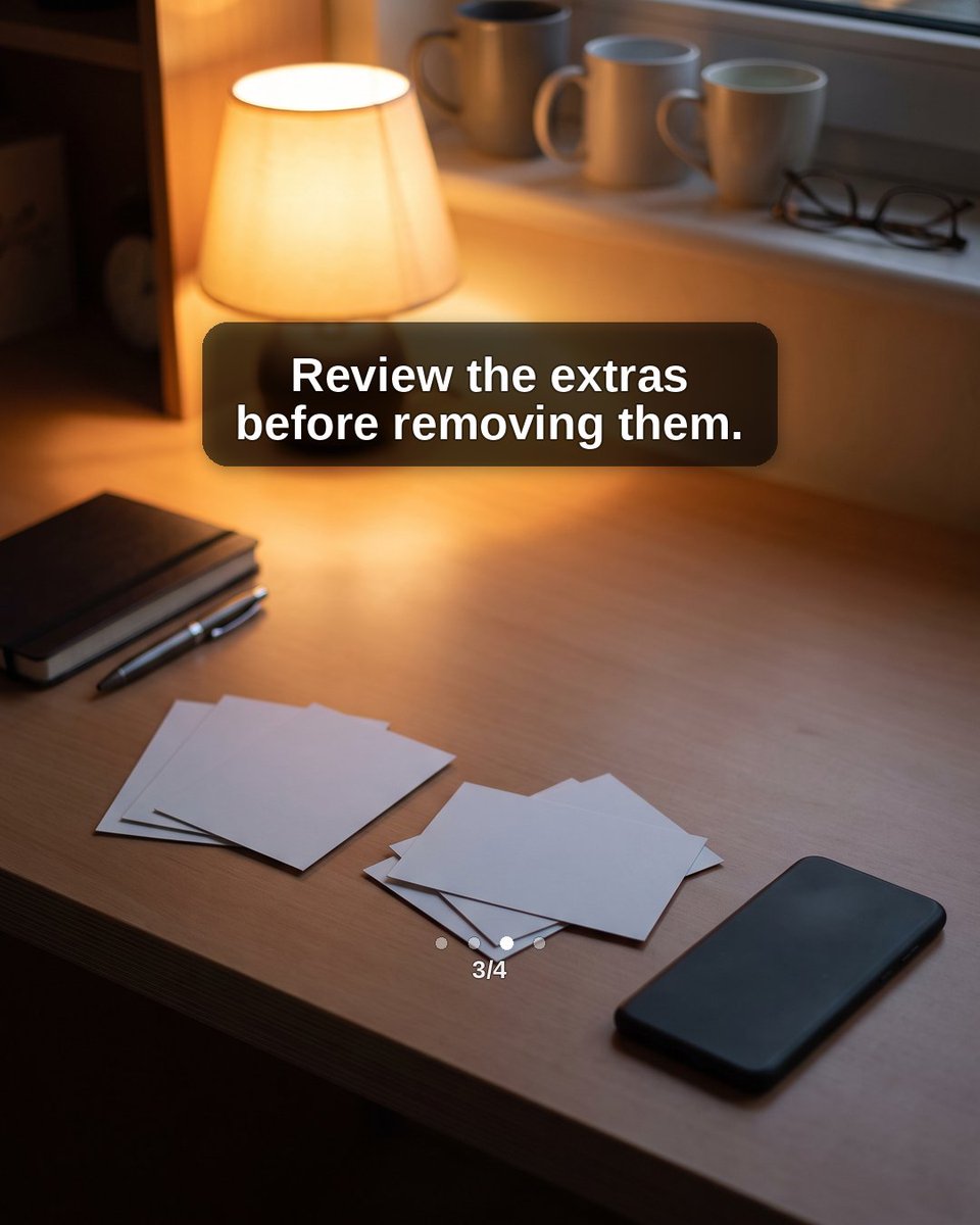phonedietapp's tweet photo. You do not have to delete the moment to clear the duplicates.

Review near-duplicates before you remove them. Keep the best copy — same memory, less clutter.

Phone Diet: Clean Up Storage
https://t.co/1t2oOssXNp

#iPhone #PhoneTips #Declutter https://t.co/Skn2r6GVw2