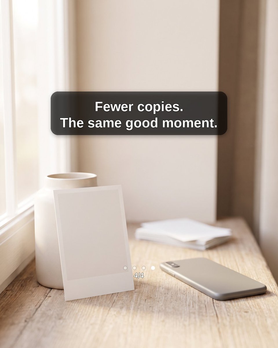 phonedietapp's tweet photo. You do not have to delete the moment to clear the duplicates.

Review near-duplicates before you remove them. Keep the best copy — same memory, less clutter.

Phone Diet: Clean Up Storage
https://t.co/1t2oOssXNp

#iPhone #PhoneTips #Declutter https://t.co/Skn2r6GVw2