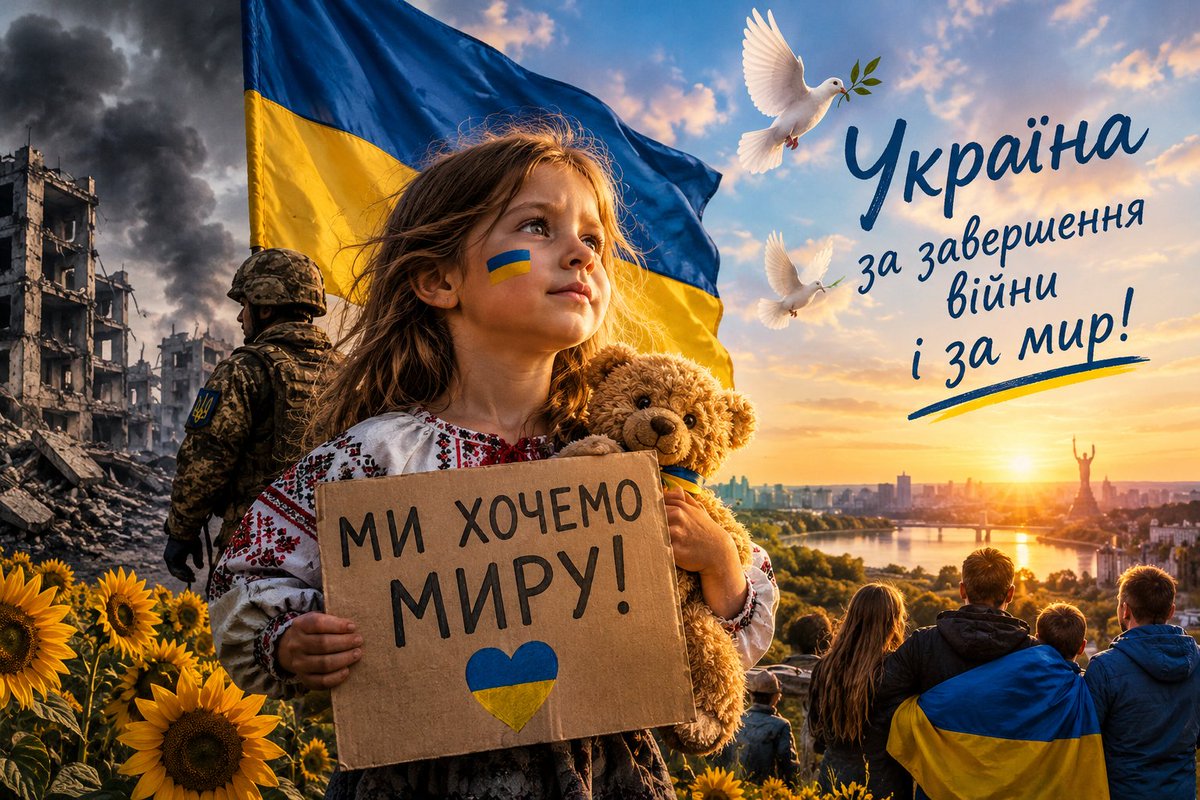 netakoyukrainec's tweet photo. Ukraine wants peace as soon as possible.
@POTUS 
@jaredkushner 
@SEPeaceMissions https://t.co/dk2XyM5WKt