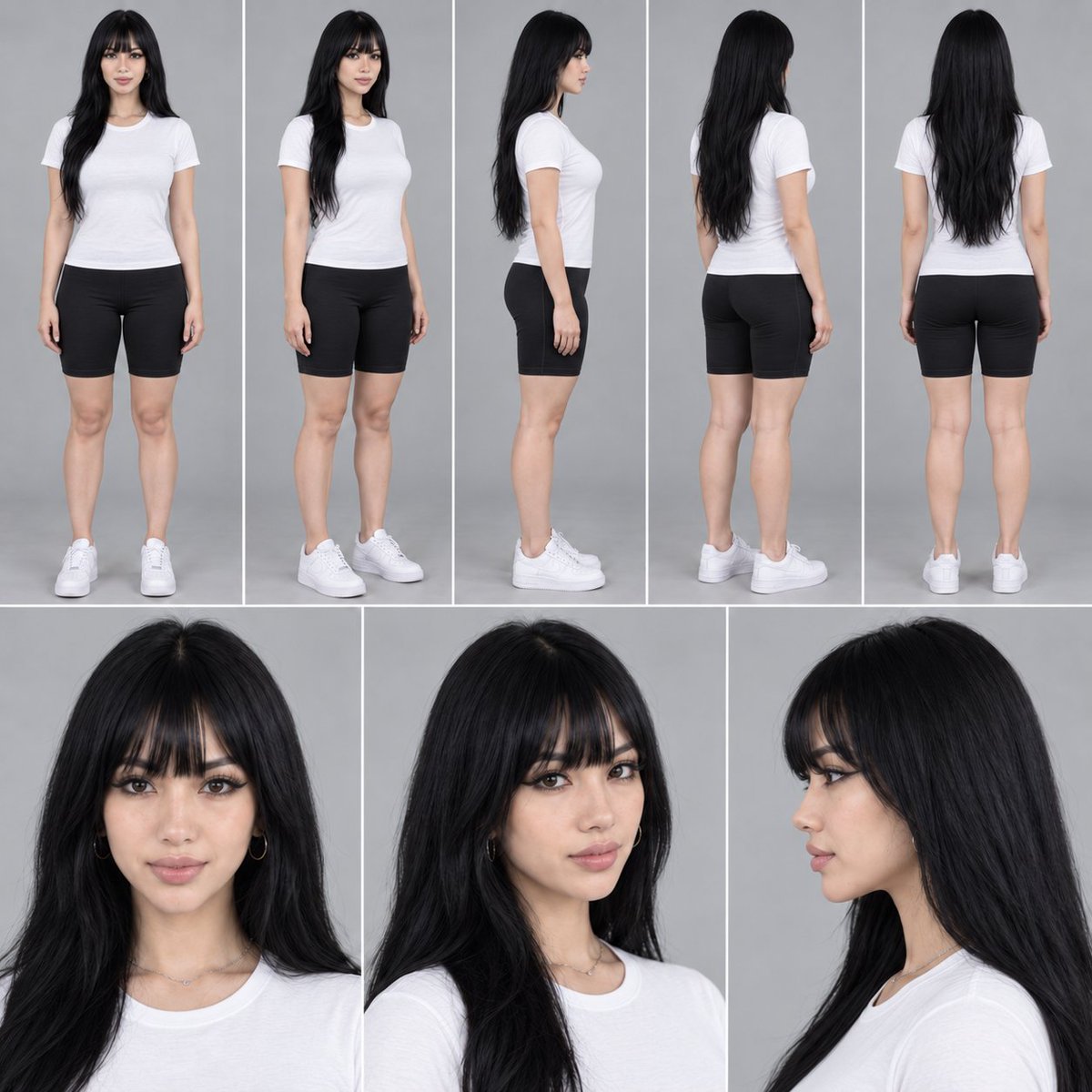 k4zxbt's tweet photo. girl influencers are going back to McDonald's

this tall AI girl made with GPT Astra makes $8,700 a week off one image

> ask GPT Astra for a character sheet like the one below
> pick a viral clip with a regular guy and a small motorcycle
> swap her in with Seedance 2.5 so she towers over both
> caption it like a struggle, "i guess we need a bigger one"

more than 1 million likes and $78,330 from tiktok in 2 months 

somewhere a guru is selling this exact image as a $399 masterclass