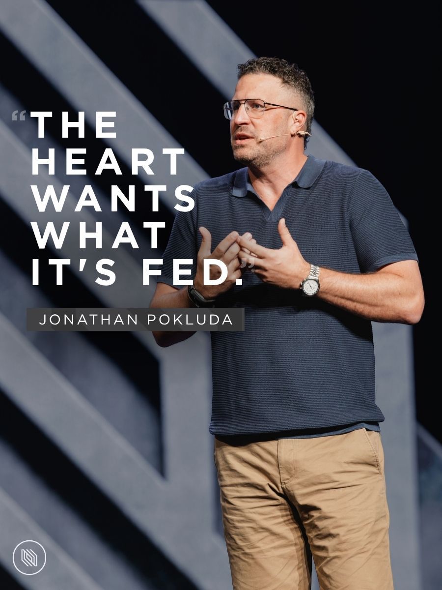 lpconnect's tweet photo. "'The heart wants what it wants.' No, the heart wants what it's FED. What are you feeding your heart?"  - Jonathan Pokluda

🎥 FULL message available on YouTube. https://t.co/rZ9b00vS53 https://t.co/8dYTdIZ5fy