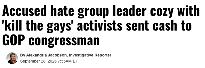 American_Bridge's tweet photo. ICYMI: Andy Biggs is taking campaign donations from “Kill the Gays” activists. #AZGov #AZ
https://t.co/4h7W2HL5D7 https://t.co/1SJFdxVOdW