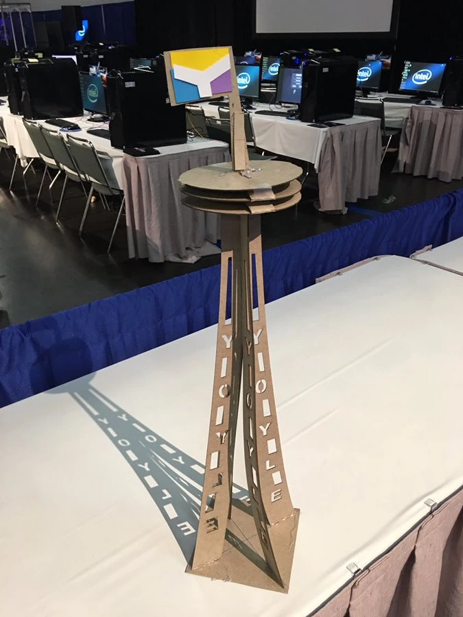 yoyletrivia's tweet photo. Images of a real life Yoyle Needy made for the interactive “Feuding Cities” game that was a part of the SIGGRAPH 2016 which is an annual global conference and exhibition on computer graphics and interactive techniques, very interesting! #bfdi https://t.co/HKnFbYq7iY