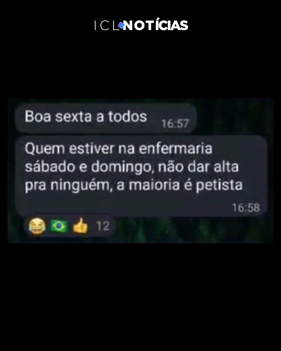 ICLNoticias's tweet photo. A médica Marcella Segato foi denunciada ao MPF, após orientar funcionários e colaboradores da enfermaria do Hospital Célia Câmara (Goiânia) a não conceder alta a “pacientes petistas” durante o fim de semana eleitoral.

Após a denúncia, a médica apagou todas as suas redes sociais. https://t.co/6d4nWwJ5t4
