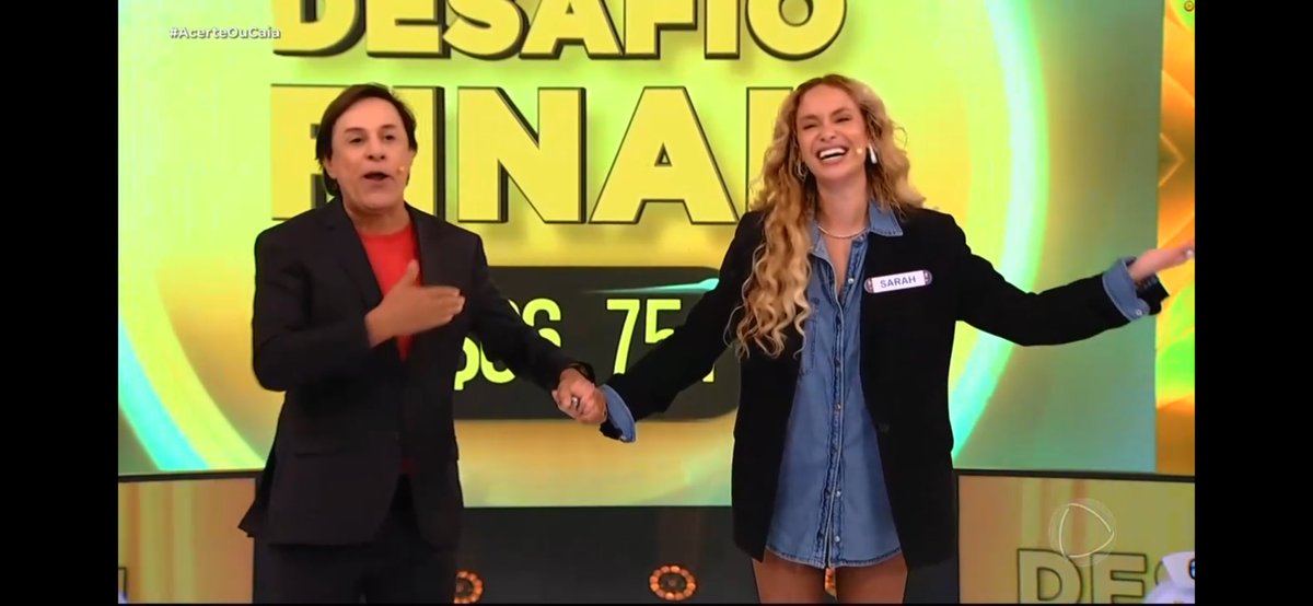 zielcomenta's tweet photo. sarah Andrade inteligentíssima ganhou o #AcerteOuCaia https://t.co/zHZcLgr7bO