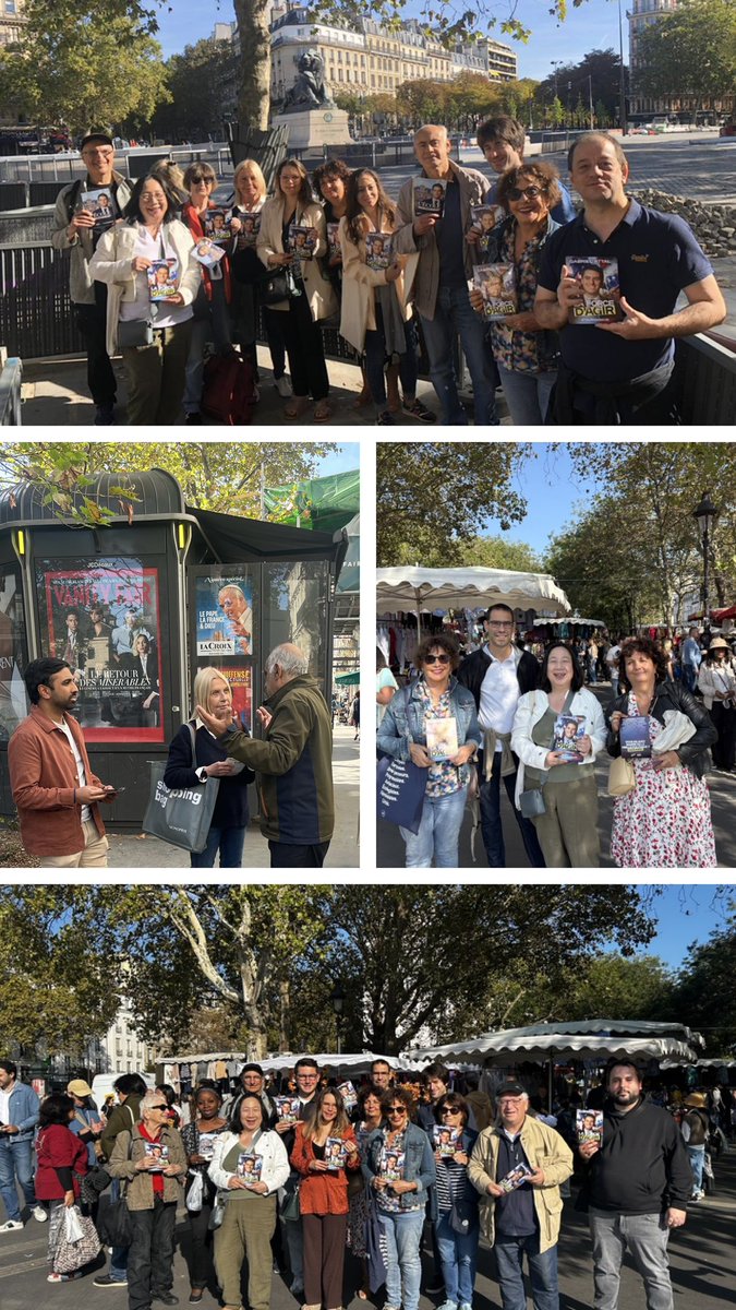 mireille_faton's tweet photo. @renaissance__75 à la rencontre des parisiens ce week-end : rive gauche samedi et rive droite dimanche. Le soleil est au rendez-vous et les sourires aussi pour expliquer le projet d’espoir de @GabrielAttal27 . A samedi prochain à Lyon ! https://t.co/yJYWhHYwjJ
