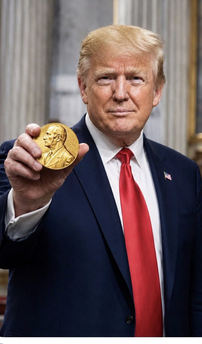 Musk_insights__'s tweet photo. President Donald Trump has been nominated for the 2026 Nobel Peace Prize.
X
Do you think he deserves to win?
Yes
No https://t.co/CQ8bYJvLMO