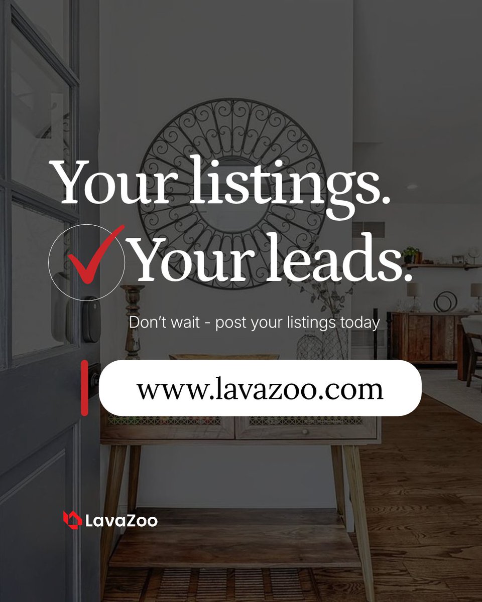 lavazooRE's tweet photo. Tired of leads getting rerouted to someone else's inbox? Frustrated by paying per listing just to juggle multiple platforms?

There's a better way to list in New York. 🗽

LavaZoo was built with agents and landlords in mind — so you never have to worry about where your leads are going or how much your next listing is going to cost. Swipe through to see what makes LavaZoo different. ➡️

🔗 Tap the link in bio to start listing today at https://t.co/B1IArAdj9L

#RealEstateAgents
#NewYorkRealEstate
#RealEstateNYC
#RealEstatePlatform
#NewYorkCity