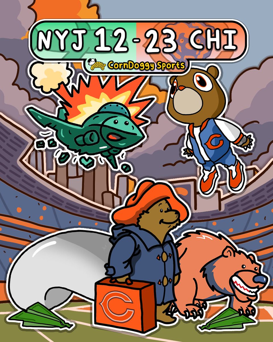 CornDoggyLOL's tweet photo. The Chicago Bears Takedown The Jets ! https://t.co/iYHIqcob4j