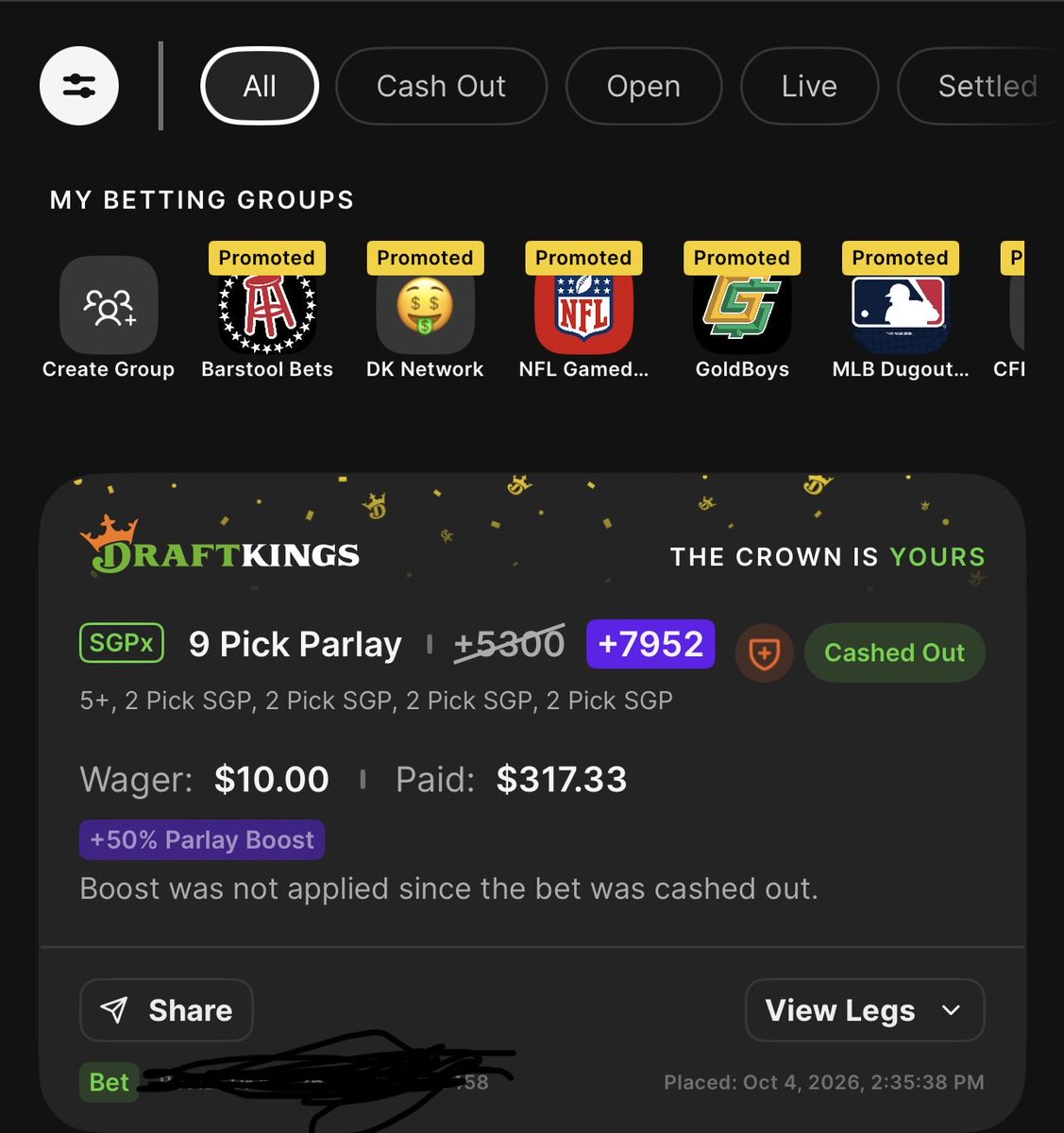 FlyGodJr86's tweet photo. @cookitup31 Appreciate it chef had to take that cash out. You cooked on this one though 💪🏾 https://t.co/LNONWCcax7