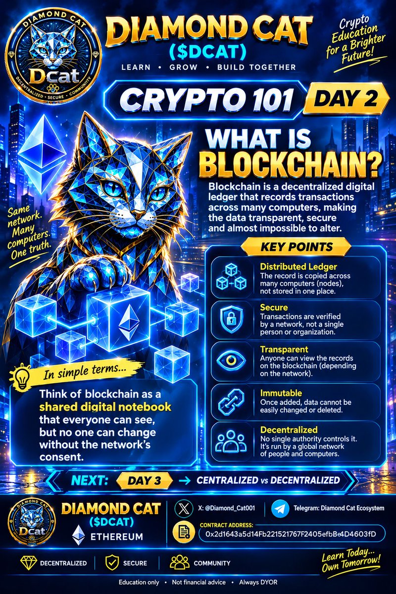 Diamond_Cat001's tweet photo. THE SIGNAL IS $DCAT. 🚨
Diamond Cat is building a community around a bold brand, Ethereum and a vision designed to go beyond the ordinary meme.
🐱💎
CA: 0x2d1643a5d14Fb221521767F2405efbBe4D4603fD
#DCat #Ethereum https://t.co/NYmtc62D5H