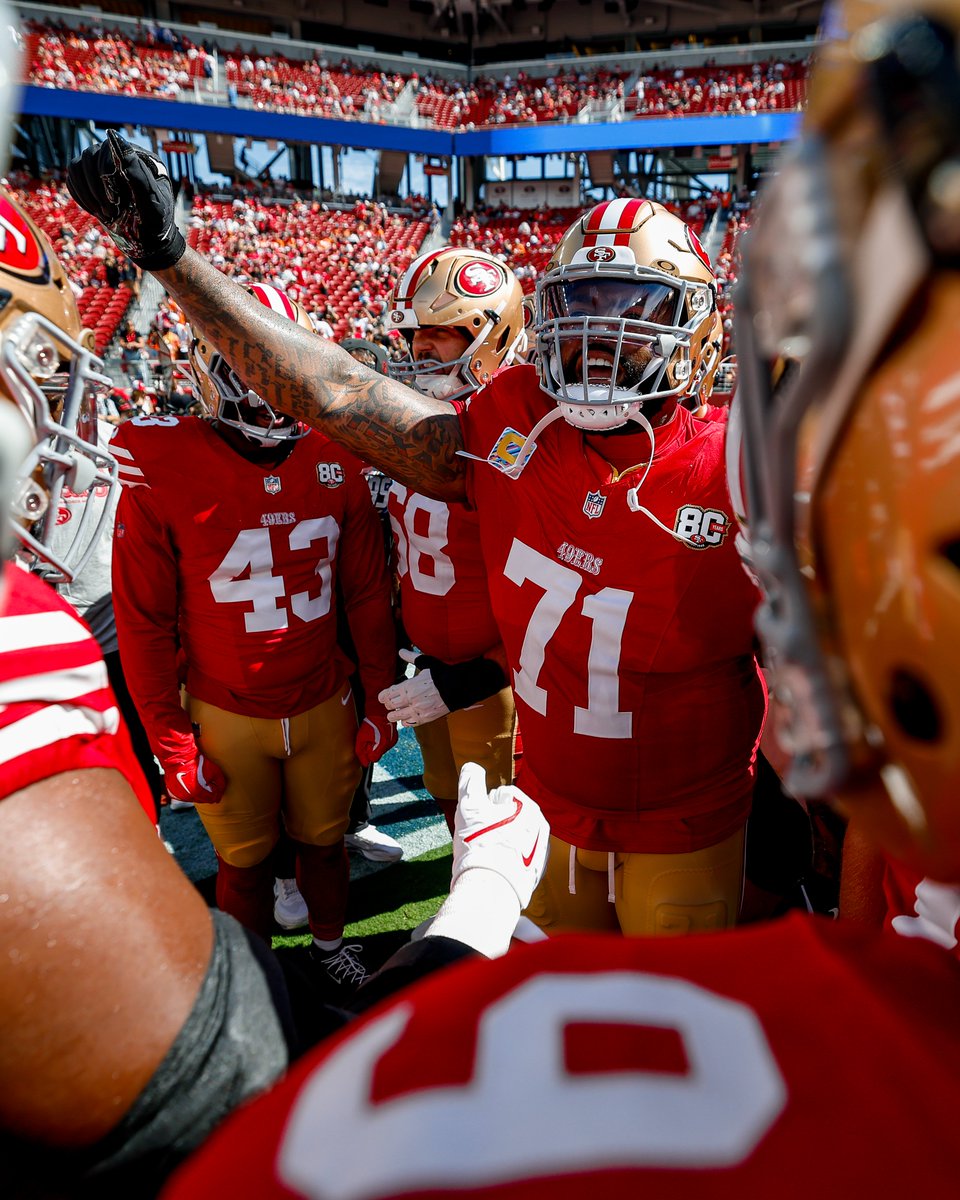 49ers's tweet photo. Show starts 🔜 https://t.co/IiuuQma0vI
