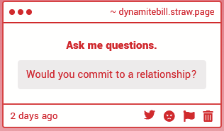 dynamite_bill's tweet photo. Well it depends don't it. But, uh. If I loved 'em. Yes. https://t.co/rx0LN7fW4b