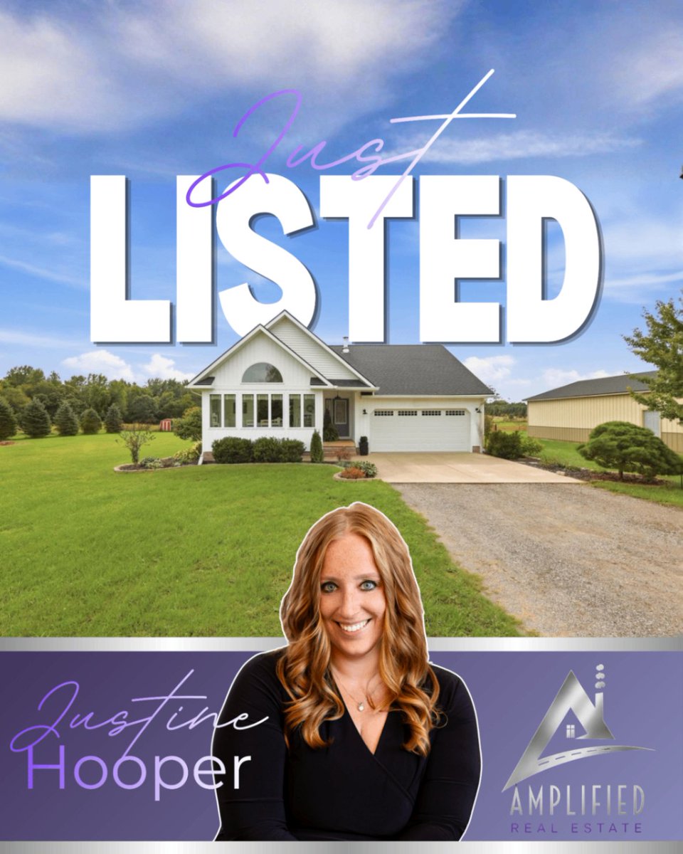 HooperAmplified's tweet photo. JUST LISTED 🏡✨

4038 Farrel Rd., Hastings, MI
$525,000 | Listed by Justine Hooper

Ready for its next chapter? Reply “TOUR” and let’s get you through the door!

#JustListed #HastingsMI #MichiganRealEstate https://t.co/1AcPAxmGpX