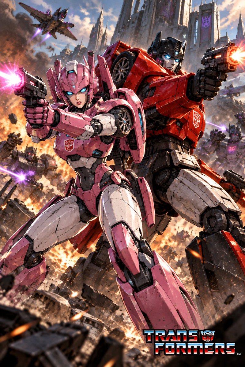 SlaSherMayHem's tweet photo. Arcee &amp; Sideswipe Transformers! https://t.co/Nv20WLZfo7