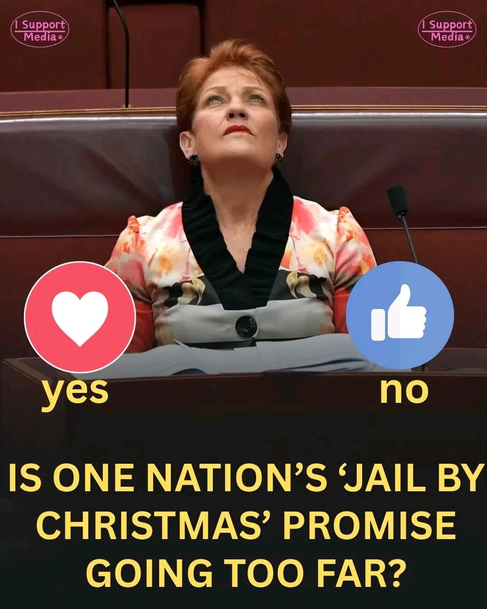 peter_jamesL's tweet photo. One Nation’s controversial “Jail by Christmas” vow has sparked a heated political debate, raising serious questions about political accountability, the rule of law and the limits of election campaigning. https://t.co/Z6qK4odtuO