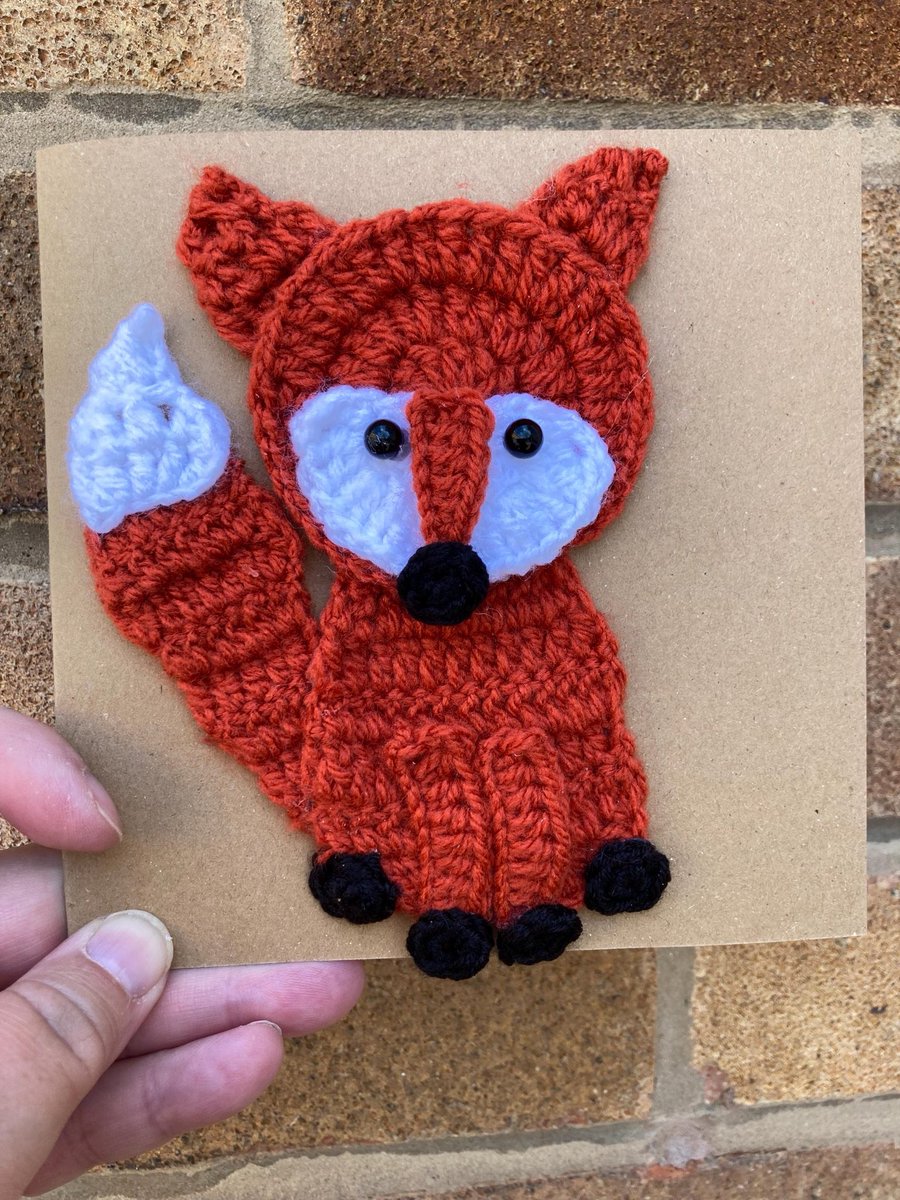 Offthehookhelen's tweet photo. Crochet fox card - blank for your own message

https://t.co/nLAiJICABC

#fox #wildlife #nature #handmade #crochet #art #greetingcards #supportsmallbiz https://t.co/7Flkh7nwsg