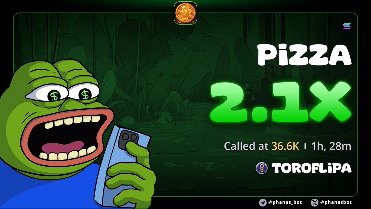 PremiumGem1's tweet photo. 2.1X on $PIZZA

Ca;

/pnl

E2Pr8HVyeWM8NEYr97e6dGUswouk6zirAWg2tagjHY46

#solanagem #Memecion #CRYPTONewsTalk #Eth https://t.co/WlPr8bvSt0