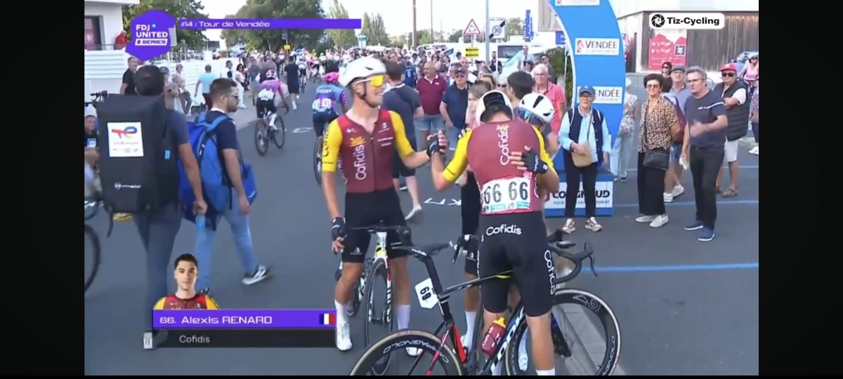 Alpe__dHuezPT's tweet photo. 🇫🇷 #TourdeVendee
¡Alexis Renard 🇫🇷 (COF) se lleva el triunfo!
Segundo ha sido un gran Xabier Berasategi 🇪🇸, que da 85 puntos a Euskaltel Euskadi en su particular pelea por el Top-30.
Los naranjas suman además 15 puntos con Gari Ugarte que ha sido 11°
Sergi Darder (CJR) 10° https://t.co/qjLlAoRhvH