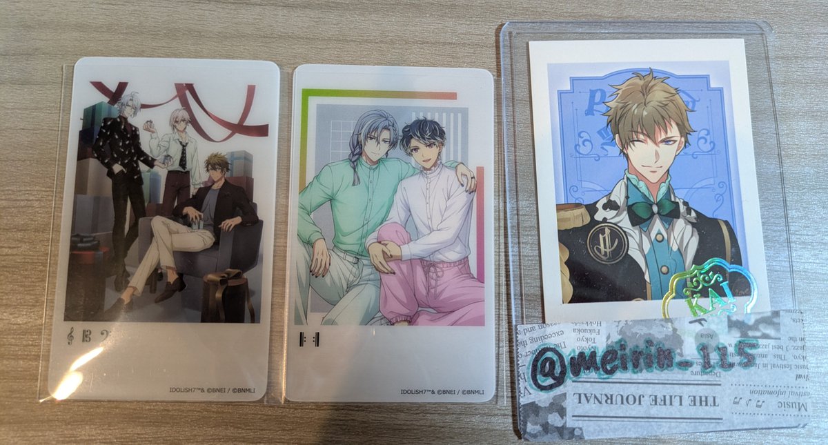 meirin_115's tweet photo. 【交換】アイナナ B's-LOG Collection クリカ ZOOL

譲：TRIGGER、Re:vale
求：IDOLiSH7、ŹOOĻ(画像2参照)

郵送、手渡し対応可能。
初めての方は固定ポストご一読ください。 https://t.co/35WG3vZkue