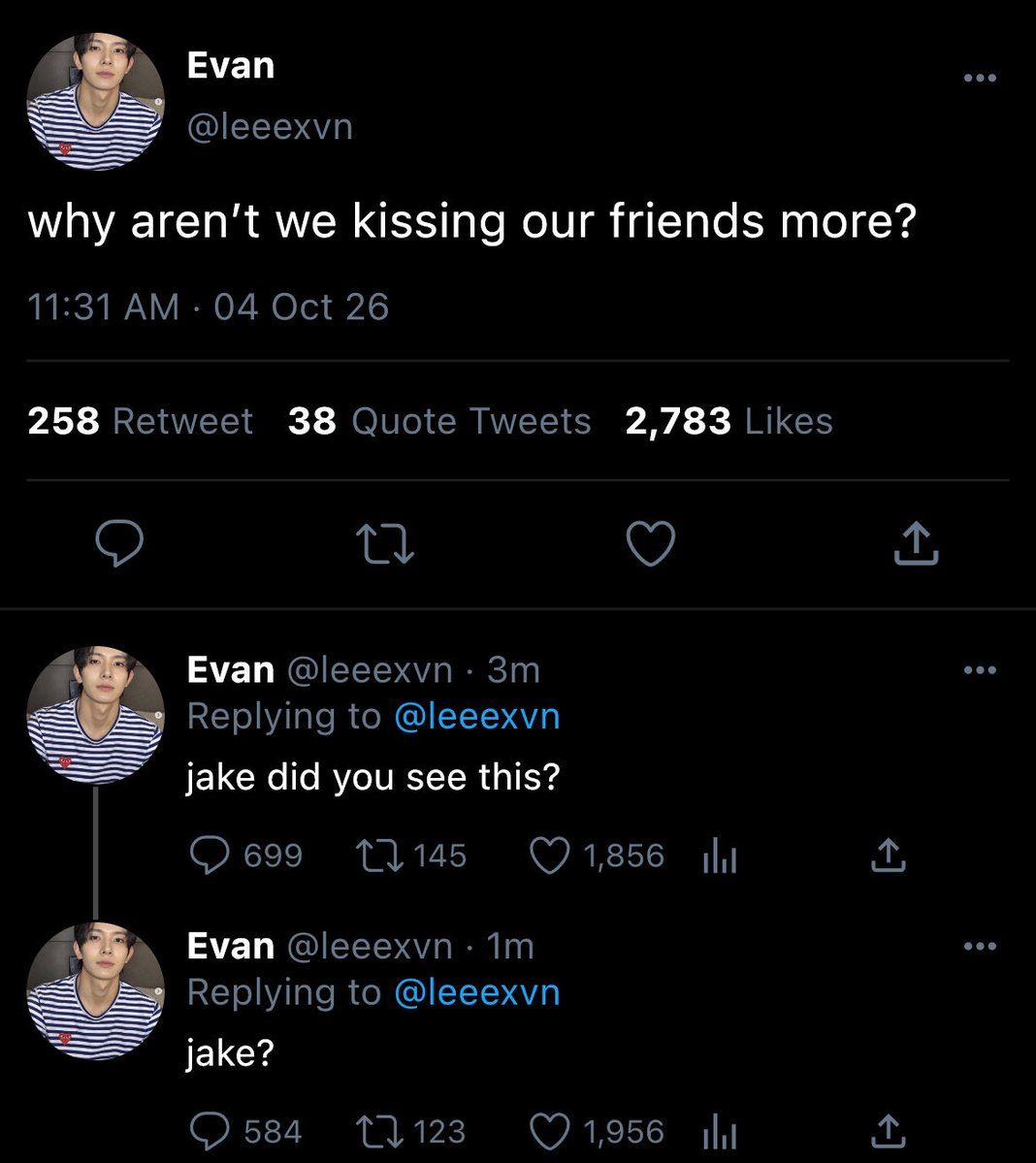 JAKEUSIR0's tweet photo. #heejake https://t.co/oO0a91e4BM