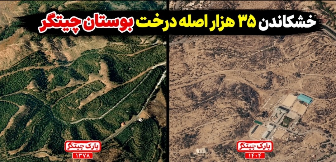 mohammadparsi1's tweet photo. چقدر تلخ است زیستن در دورانی که شنیدن اخبار ویرانی وطن جای تعجب ندارد؛ گویی با جماعتی روبه‌رو هستیم که مأموریتی جز تباهی ندارند، چطور می‌شود فقط در چهار دهه، رودهای چند ده هزار ساله را خشکاند، نیمی از جنگل‌های ۴۰میلیون‌ ساله هیرکانی را نابود و دریاچه ارومیه را به کویر تبدیل کرد؟! https://t.co/tXWgIuWmPy
