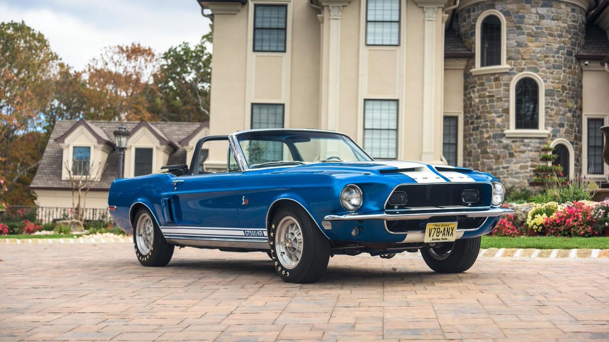 Lady330Boss's tweet photo. Muscle car history just got more expensive. 🔥

A numbers-matching 1968 Shelby GT500KR convertible sold for $385,000 at Mecum Nashville.

Originality still matters.

#Shelby #GT500KR #ClassicCars #MuscleCars https://t.co/HbTiCAscAG