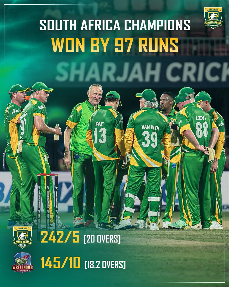 GCSAchampion's tweet photo. First of many to start of our season 🤌

#southafricachampions #gamechangersfzco #wcl2026 https://t.co/P7FnfHeAov