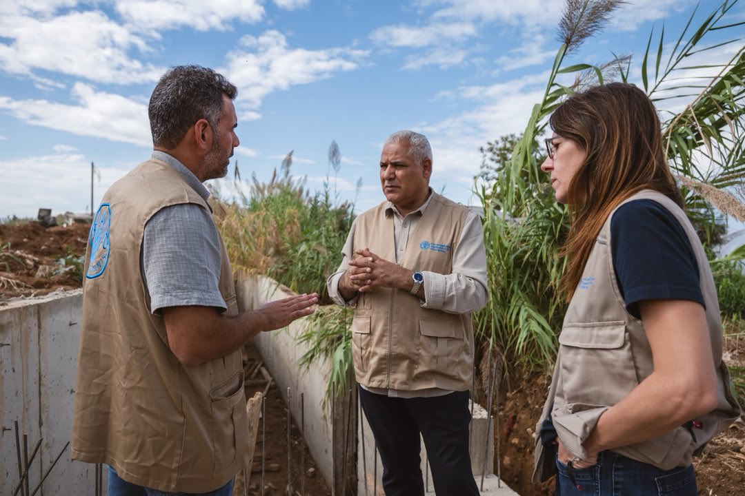 FAOinNENA_EN's tweet photo. 📍North Lebanon

FAO DDG @BethBechdol, ADG @FAOADG_NENA, @FAOemergencies Director and FAO Rep. in 🇱🇧 @VQuattrola visited Akkar to see FAO support, from solar irrigation pumps and canal rehabilitation to agricultural inputs and capacity-building programmes.

Thanks to 🇳🇴🇨🇦🇨🇭 https://t.co/l2JUlAPubE
