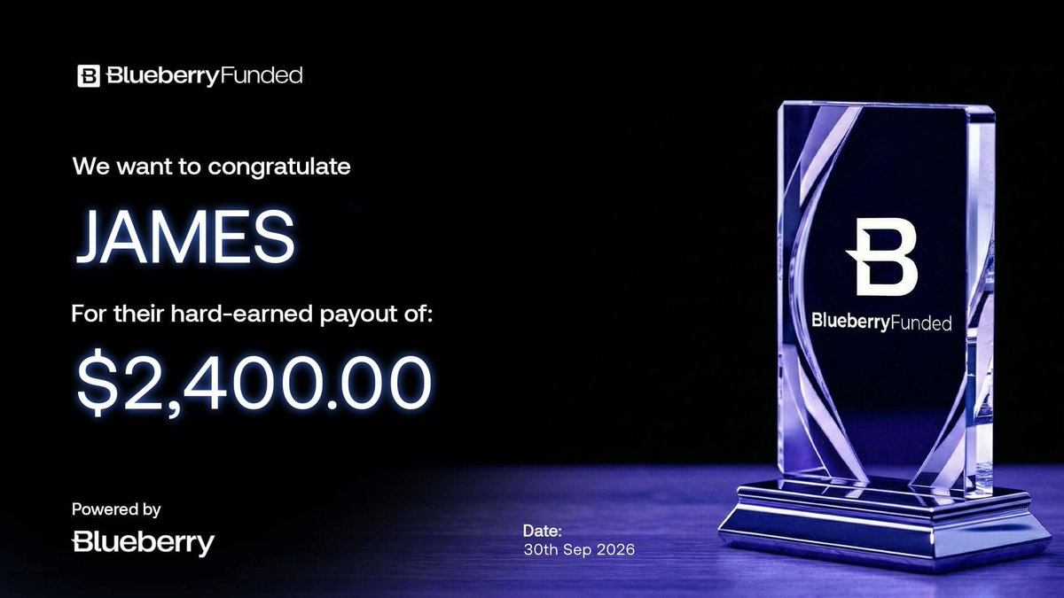 BlueberryFunded's tweet photo. Such good numbers suit our traders! 

Congratulations! Go ahead. Make Big Numbers. 

We are here to back you up 🤝 https://t.co/mbSqGT8ETe
