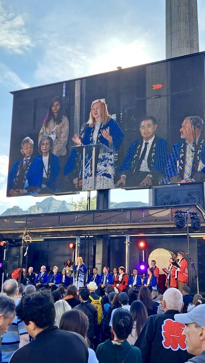 backborwick's tweet photo. Fun day @japanmatsuri in @SquareTrafalgar @MayorofLondon congratulations to @japansociety @japanhouseldn @AmbJapanUK a great celebration of the friendship between 🇬🇧 and 🇯🇵 https://t.co/MLfXXp2y3d