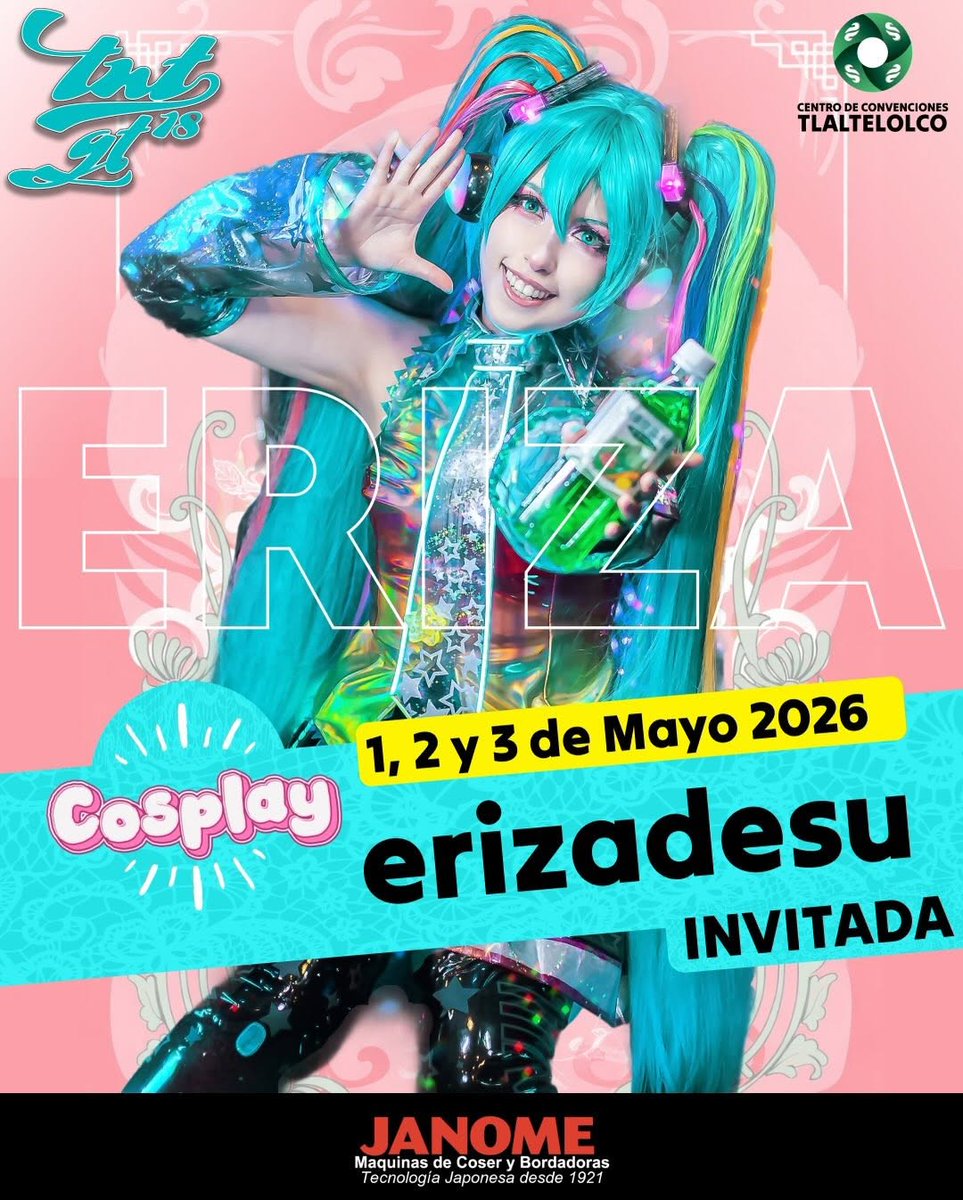 jonhcleyton's tweet photo. Desde Japón nos acompañan  💖

Eriza es una cosplayer y diseñadora reconocida por sus trajes que combinan costura de alto nivel con electrónica y técnicas de teñido. Representó a Chile en el World Cosplay Summit en Nagoya, en Video Division y Exhibiti... https://t.co/zLNR0Md3Yz