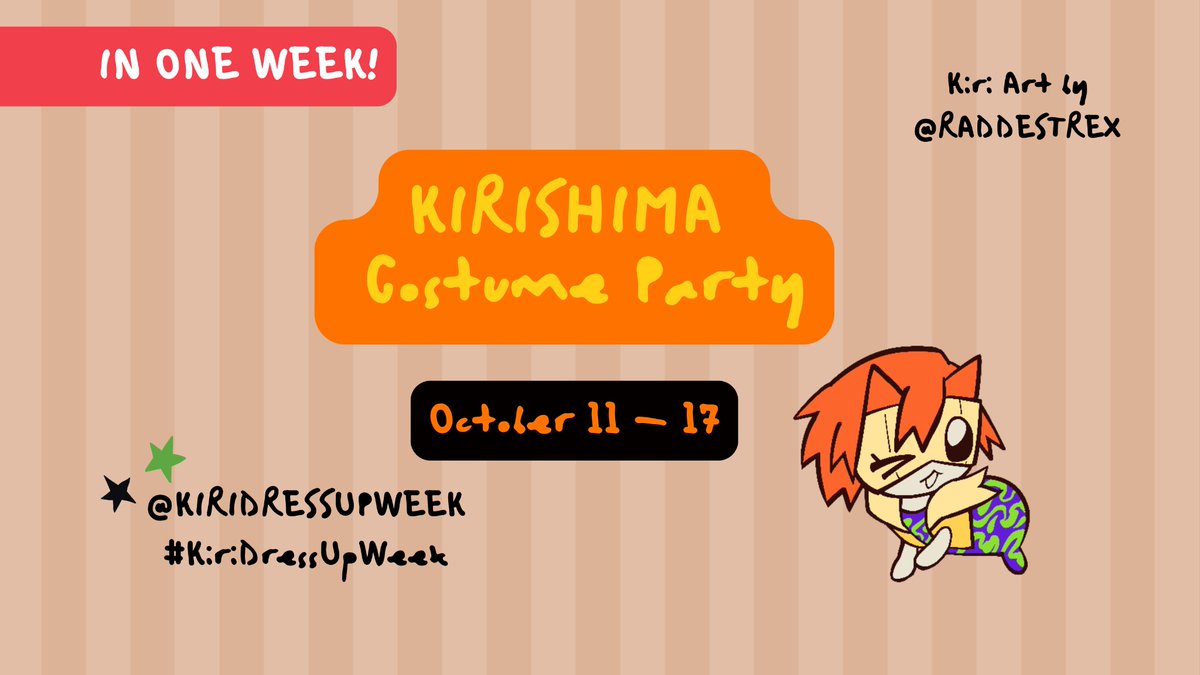 KiriDressUpWeek's tweet photo. One week until the celebration begins! Let’s get ready for Kirishima’s costume party together ⚙️

Tag @KiriDressUpWeek or use #KiriDressUpWeek to participate. The prompt list is pinned ⭐️

#MHA #BNHA https://t.co/tsqy9IUI9P