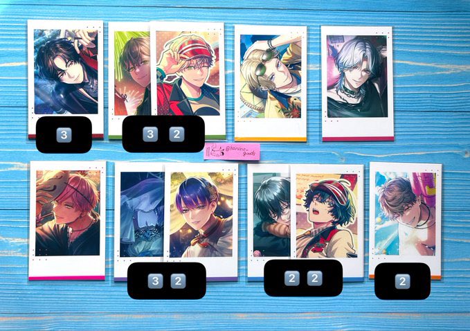 haruno_goods's tweet photo. 【交換】ブレマイ レア 箔押し

《譲》
画像参照

《求》 各1
特典:立科🎄>祠堂🎄
アクスタ:祠堂🎄>立科ロミジュリ
フォトカ:皇坂🍮(R1,N1)>立科🎄(R1)

郵送交換のみ 纏めて優先
異種交換可能 金額差による複数提供も可能
フォトカRに対しN複数提供可能

お心あたりのある方はお気軽にお声がけ下さい https://t.co/ZIyhzvmrp0