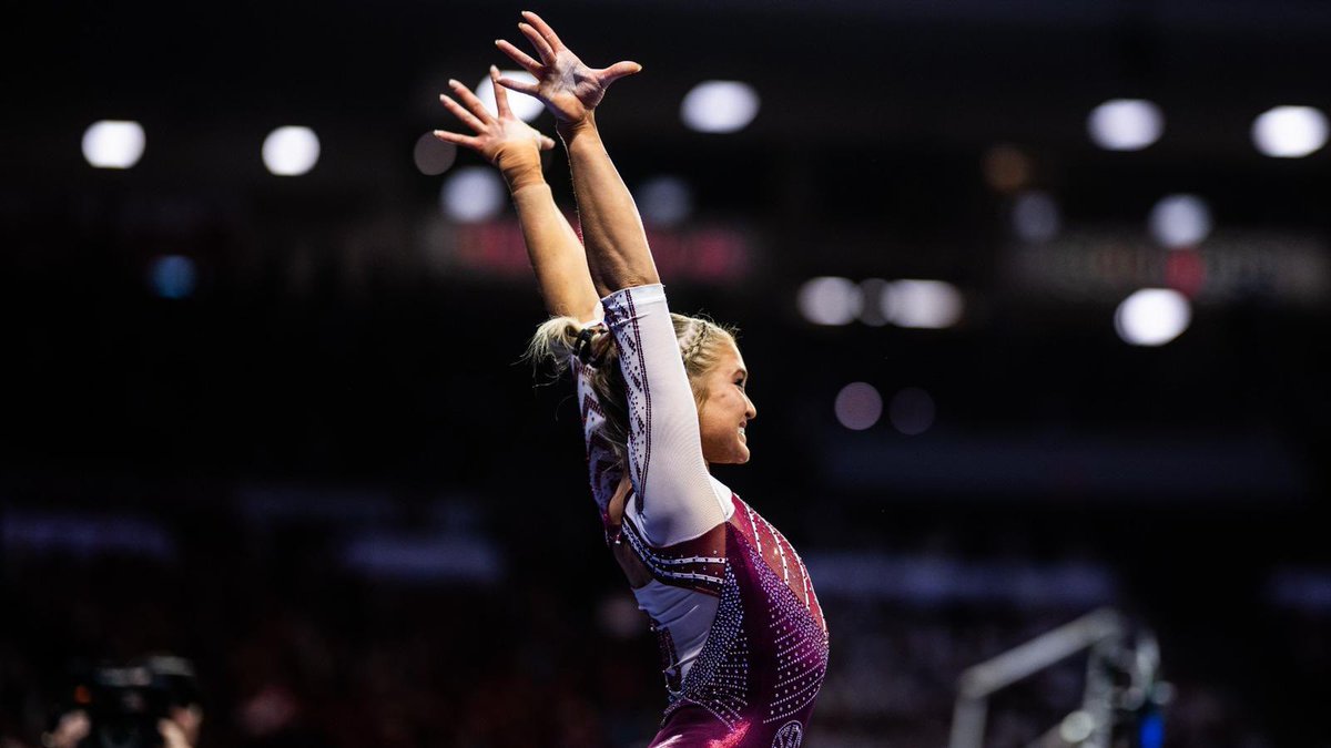 TheFiveGym's tweet photo. SPOTLIGHT — GYMNAST TO WATCH (JUNIOR): Elizabeth Blessey — Oklahoma Official 2027 roster: Junior. Mandeville, La. North Shore. Vault/beam/floor. 2026: All-SEC vault team. SEC Specialist of the Week (2/24). 15 of 17 meets, all 15 on vault. Career high 9.975. Did not compete in 2025. Lineup card: 9.975 vs LSU. 9.925 at Missouri. Junior year is the vault five on the defending champs, already at 9.975.

Just the read.

 @OU_WGymnastics @SEC @NCAA_Gymnastics #NCAAGYM #NCAAGymnastics #BoomerSooner