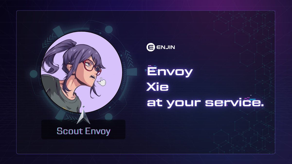 Xieweb3's tweet photo. Got accepted into the @enjin Creator Program 💜

My love for Web3 gaming keeps growing by the minute, and getting the opportunity to create around an ecosystem I genuinely enjoy means a lot to me

I’m excited for what’s ahead

Expect more cooks from the Enjin ecosystem and me 

We’re just getting started.