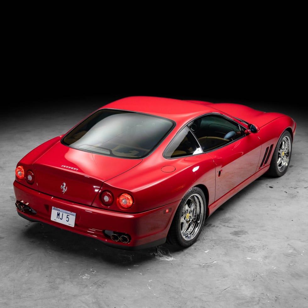 Lady330Boss's tweet photo. $2.7 million for a Ferrari 550. 🏎️💰

Michael Jordan’s 1997 Ferrari 550 Maranello sold for $2.7M.

The car is special but the provenance may be even more valuable.

#Ferrari #MichaelJordan #ClassicCars #CollectorCars https://t.co/ta8REhFoC3