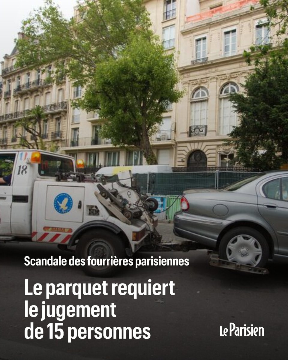 le_Parisien's tweet photo. 🔵 INFO LE PARISIEN | Le parquet requiert le jugement de 15 personnes dans l'affaire des fourrières parisiennes, liée à la société Inter Dépannage

C’est l’un des plus vastes dossiers de corruption policière des dernières années

Récit ➡️ https://t.co/bfgZwOdQZI https://t.co/REqB5LCqy3