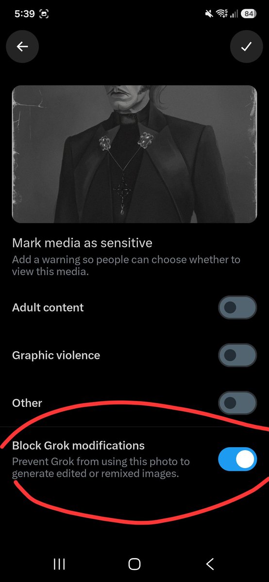 LaPeintreMorte's tweet photo. ! ARTISTS !

You can now prevent Grok from modifying your work ! 

SPREAD THE WORDS !!!! https://t.co/gb32stP8Og