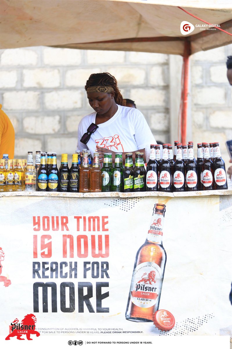 GalaxyFMUg's tweet photo. If you are at Luzira Play Grounds for the #GalaxyFMVsLuzira football match, pass by the Pilsner Lager stall and get yourself discounted beer 

#ZzinaLifeStyle | #ReachForMore | #StandTallStrideOn https://t.co/5RA99rjLCL