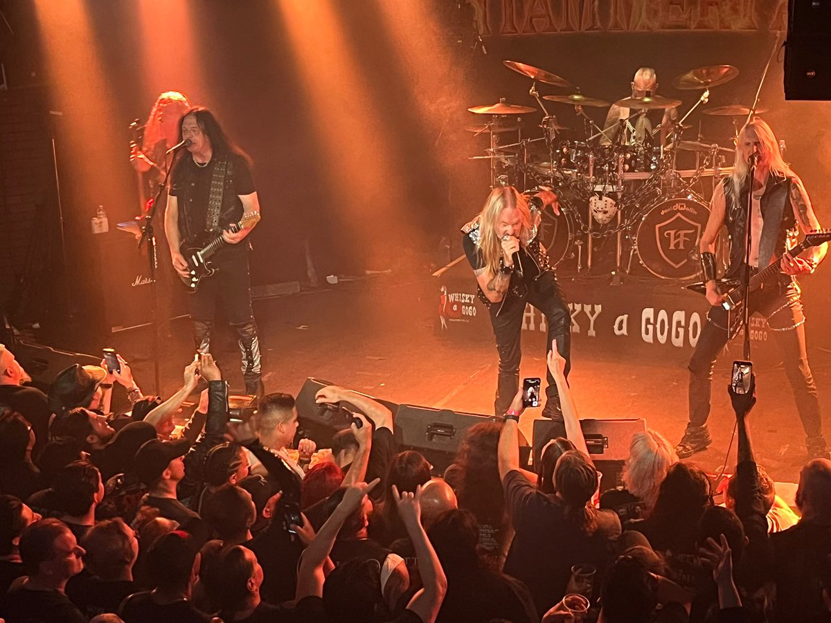 HammerFall's tweet photo. The last couple of days have been pure fire! Thank you, Templars! ⚔️🔥
Which song has been your favorite from the setlist on this run?
#HammerFall https://t.co/4nZSNW9qTk