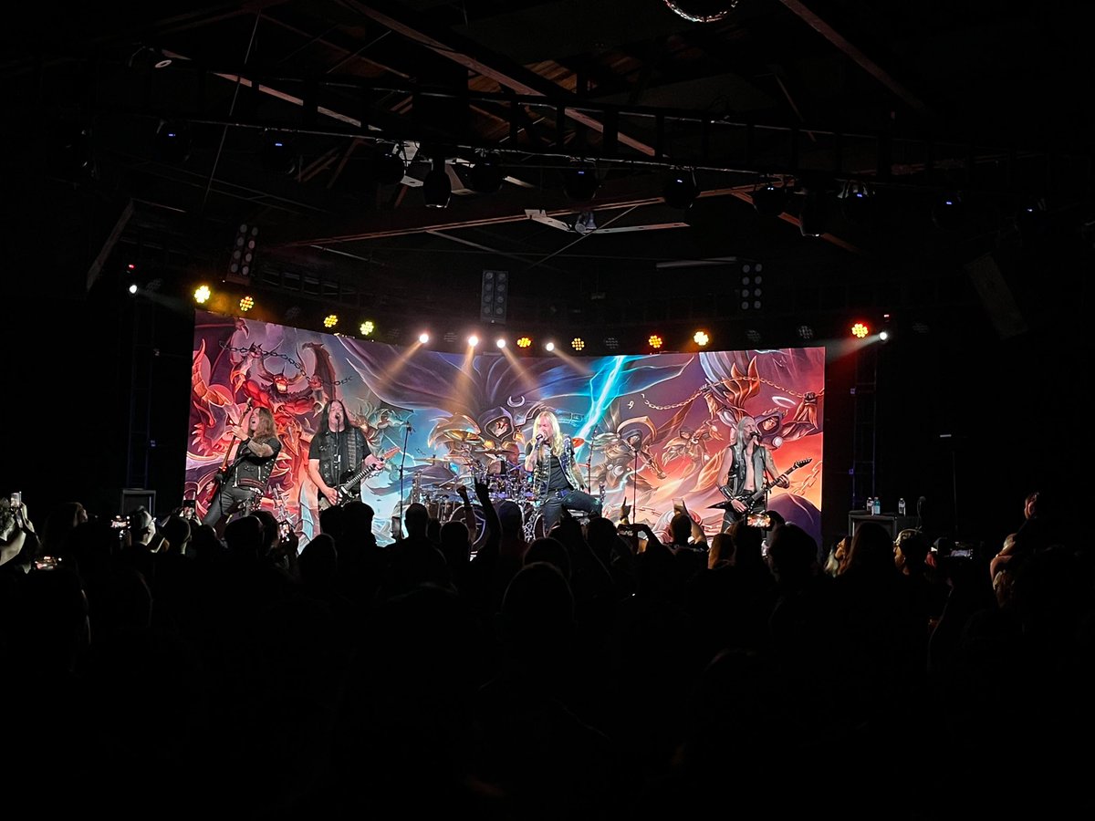 HammerFall's tweet photo. The last couple of days have been pure fire! Thank you, Templars! ⚔️🔥
Which song has been your favorite from the setlist on this run?
#HammerFall https://t.co/4nZSNW9qTk